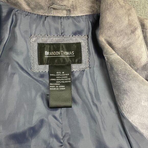 Vintage Brandon Thomas Lavender Purple Suede Leather Jacket Women Western Size M - Picture 3 of 11